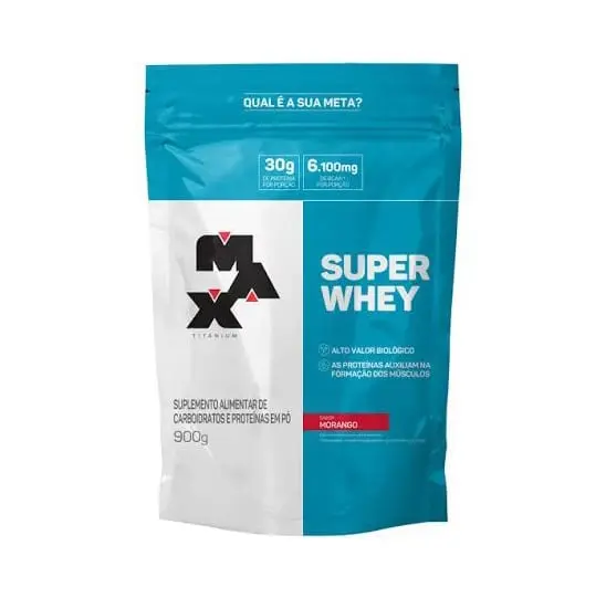 g1 suplementos Super Whey Max Morango